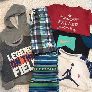 Lot of boys size large clothing size 14